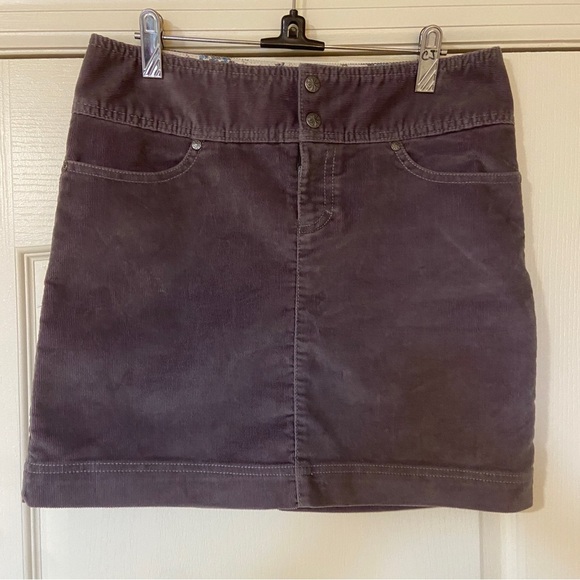 Athleta Purple Corduroy Skirt - Picture 1 of 9